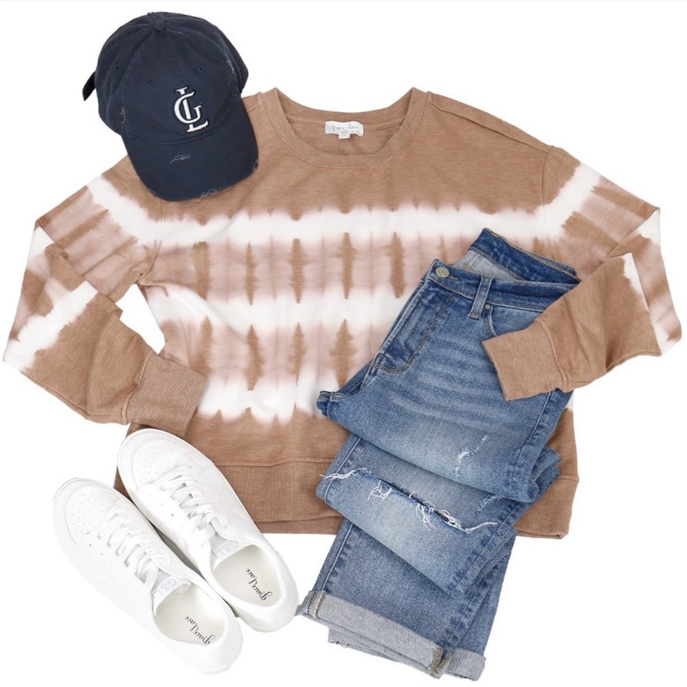 Grace & Lace Signature Soft Tie-Dye Sweatshirt